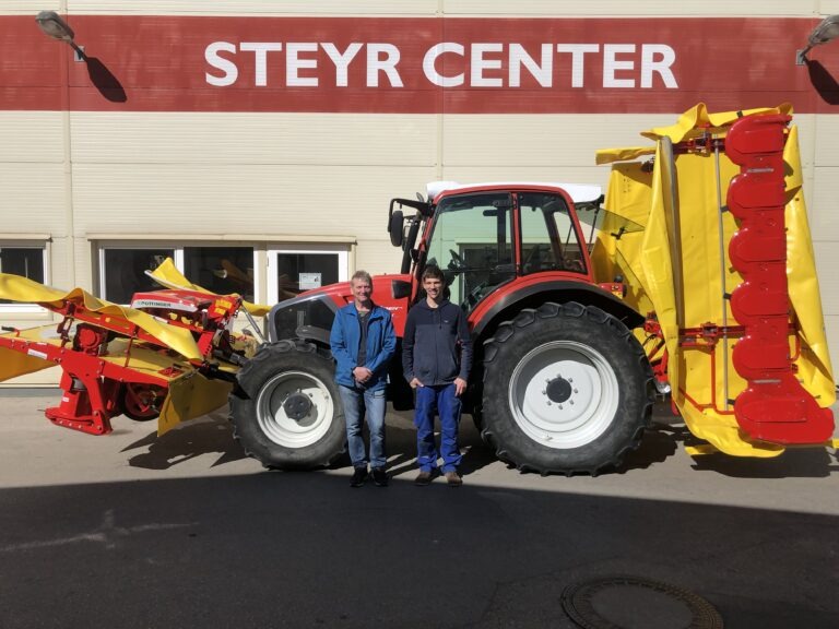 Übergabe Pöttinger Mähkombination April 2026 Purgstall