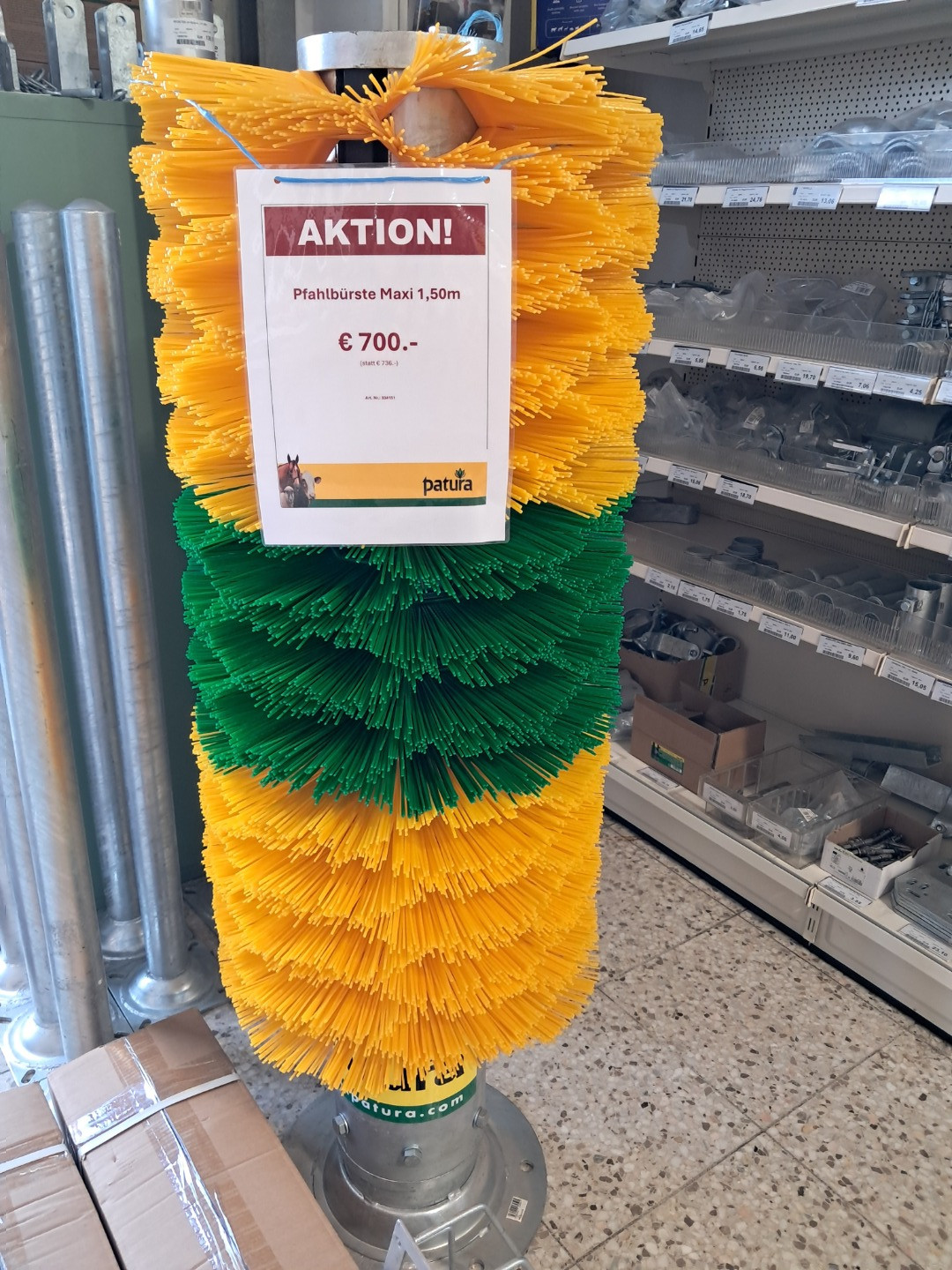 PATURA K.-Pfahlbürste Maxi 1,50m
